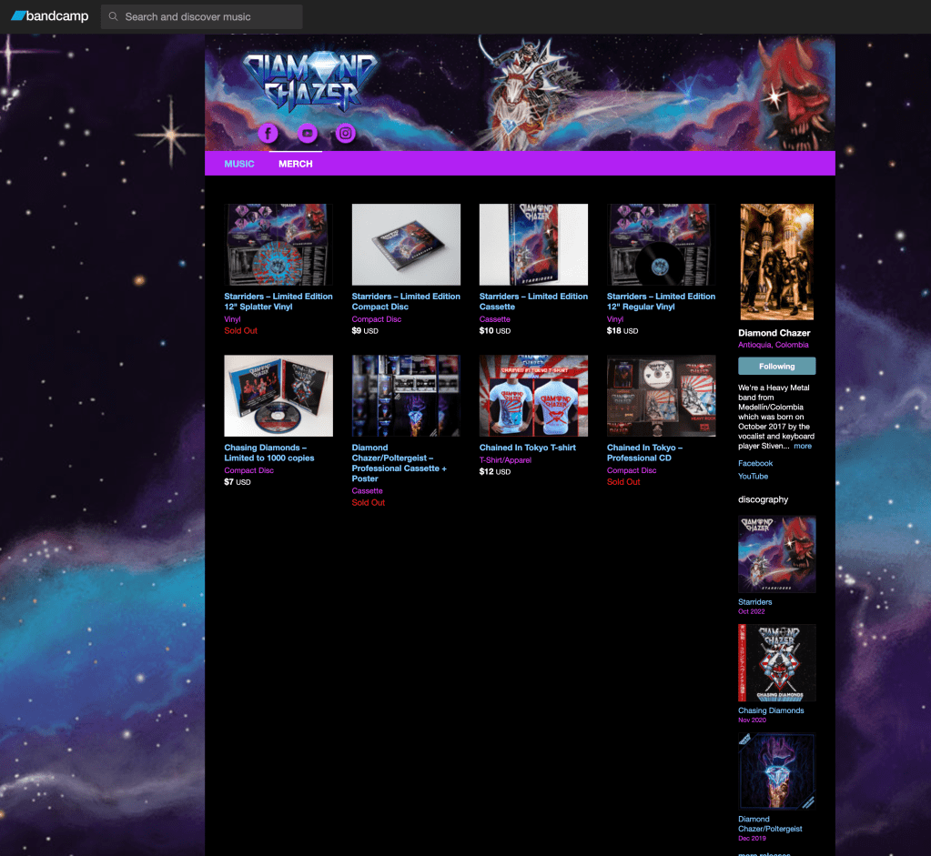 Diamond Chazer Bandcamp